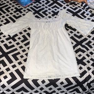 Laundry by Shelli Segal medium white dress